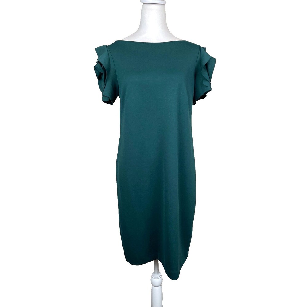 Pietro Brunelli Salisburgo Maternity Dress S Pinewood Green Rosette Sleeve Italy - Picture 16 of 16
